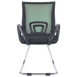 Lot de 2 chaises visiteurs Eureka, vertes