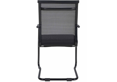 Ensemble de 2 chaises visiteurs Denny noires