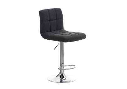 Tabouret de bar Peru, tissu C, gris foncé