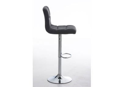 Sgabello Peru Stoffa grigio scuro