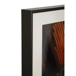 Tableau New York laqué B avec cadre – décoration murale design – 72 x 4 x 102 cm