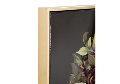 Tableau persan laqué avec cadre – art mural moderne – 62 x 3,5 x 92 cm