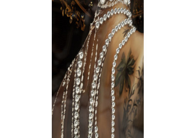 Tableau persan laqué avec cadre – art mural moderne – 62 x 3,5 x 92 cm