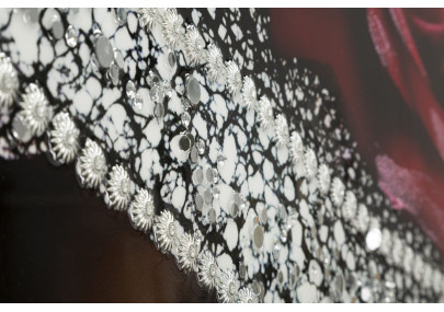 Tableau Orléans laqué A avec cadre – décoration murale moderne – 102 x 4,5 x 152 cm