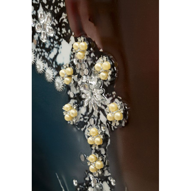 Tableau Orléans laqué A avec cadre – décoration murale moderne – 102 x 4,5 x 152 cm