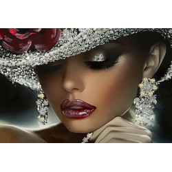 Tableau Orléans laqué B avec cadre – art mural contemporain – 102 x 4,5 x 152 cm