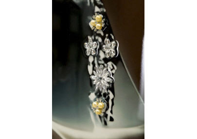 Tableau Orléans laqué B avec cadre – art mural contemporain – 102 x 4,5 x 152 cm