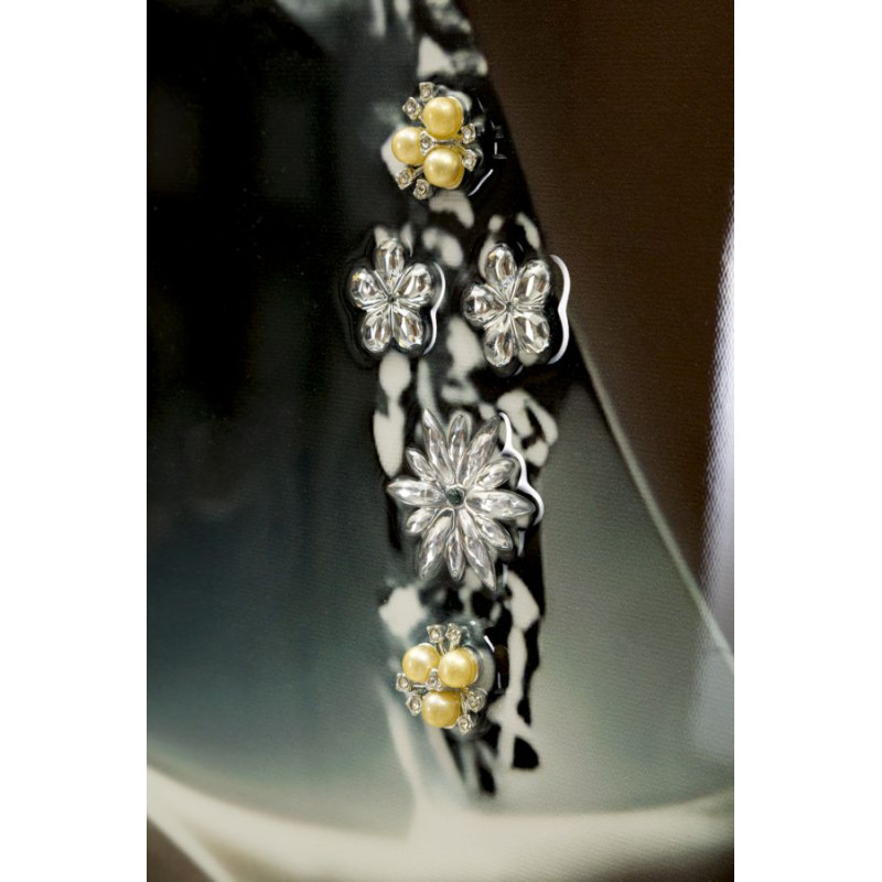 Tableau Orléans laqué B avec cadre – art mural contemporain – 102 x 4,5 x 152 cm