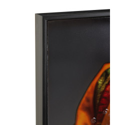 Tableau Maya laqué avec cadre – décoration murale moderne – 60 x 4 x 120 cm