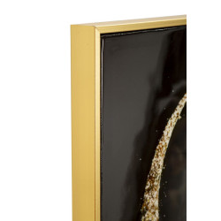 Tableau maternité laqué A avec cadre – art mural moderne – 60 x 3,5 x 90 cm