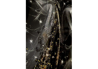 Tableau maternité laqué B avec cadre – décoration murale design – 60 x 3,5 x 90 cm