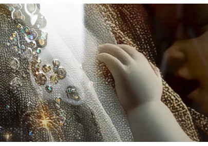 Tableau maternité laqué C avec cadre – impression murale moderne – 60 x 3,5 x 90 cm