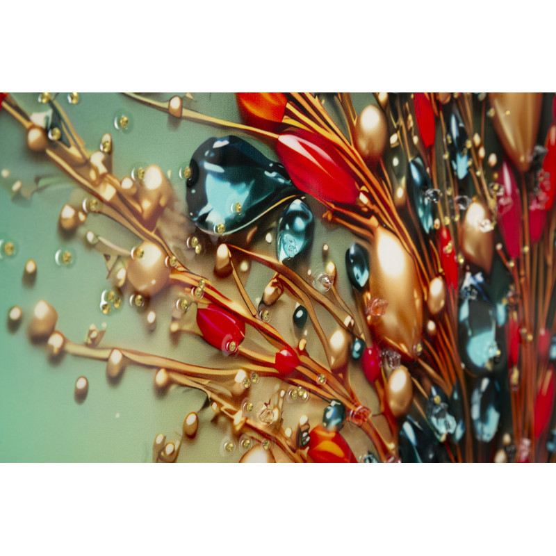 Tableau papillon laqué B avec cadre – décoration murale design – 70 x 4 x 100 cm