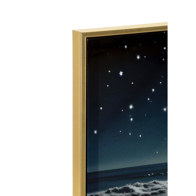 Tableau couleurs laquées A avec cadre – art mural moderne – 60 x 3,5 x 90 cm