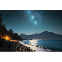 Tableau couleurs laquées B avec cadre – décoration murale contemporaine – 60 x 3,5 x 90 cm