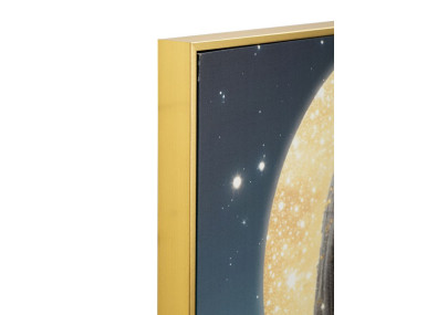 Tableau Vénus LED laqué avec cadre – décoration murale lumineuse – 70 x 4 x 100 cm