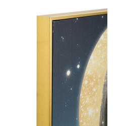 Tableau Vénus LED laqué avec cadre – décoration murale lumineuse – 70 x 4 x 100 cm