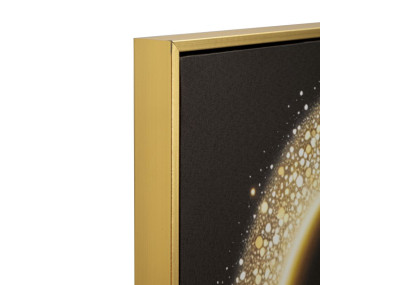 Tableau LED laqué avec cadre – art mural lumineux – 60 x 3,5 x 90 cm