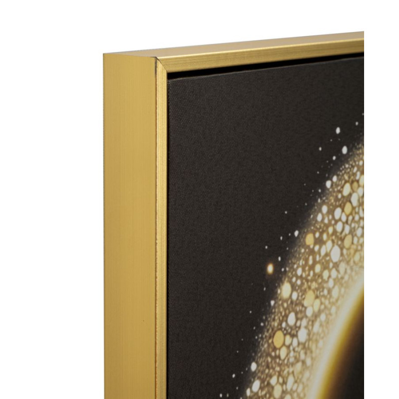 Tableau LED laqué avec cadre – art mural lumineux – 60 x 3,5 x 90 cm