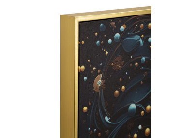 Tableau Minerva LED A laqué avec cadre – décoration murale design – 60 x 3,5 x 90 cm