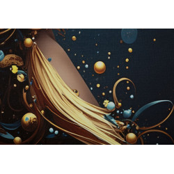 Tableau Minerva LED A laqué avec cadre – décoration murale design – 60 x 3,5 x 90 cm