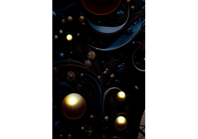 Tableau Minerva LED A laqué avec cadre – décoration murale design – 60 x 3,5 x 90 cm