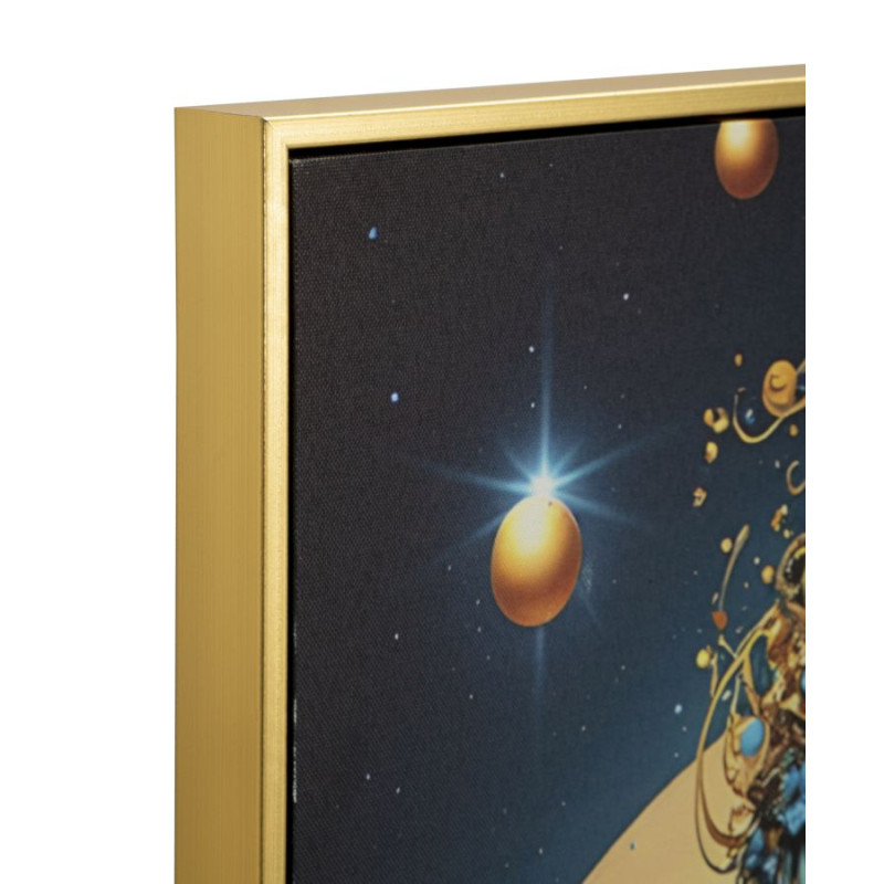 Tableau Minerva LED B laqué avec cadre – art mural lumineux – 60 x 3,5 x 90 cm