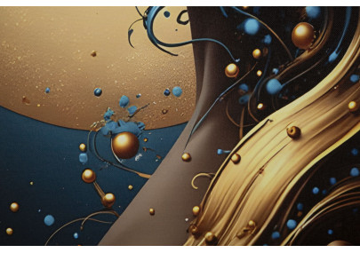 Tableau Minerva LED B laqué avec cadre – art mural lumineux – 60 x 3,5 x 90 cm