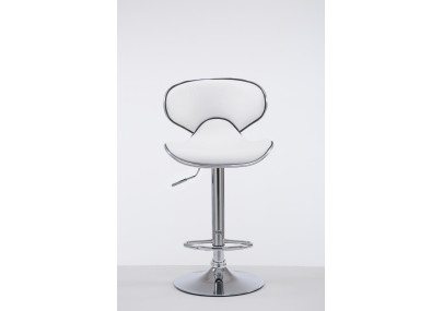 Taburete Las Vegas V2 Blanco,Cromado