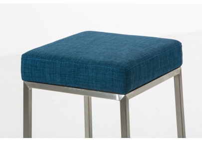 Tabouret de bar Montréal E80, tissu bleu