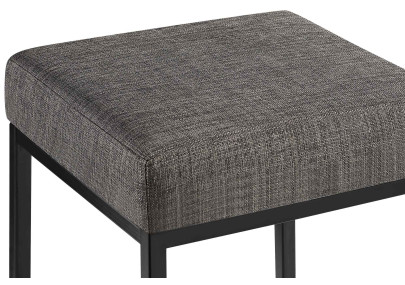 Tabouret de bar Montreal B80, tissu gris