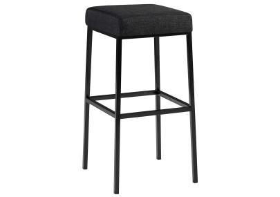 Tabouret de bar Montreal B80, tissu gris foncé