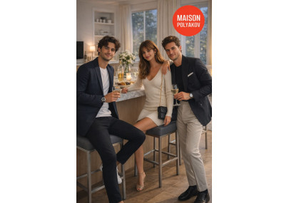 Tabouret de bar Montréal E80, tissu gris