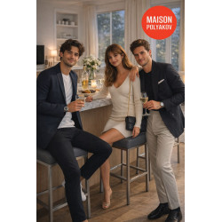 Tabouret de bar en tissu Montreal E80 gris