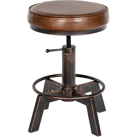 Lot de 2 tabourets Destin bronze