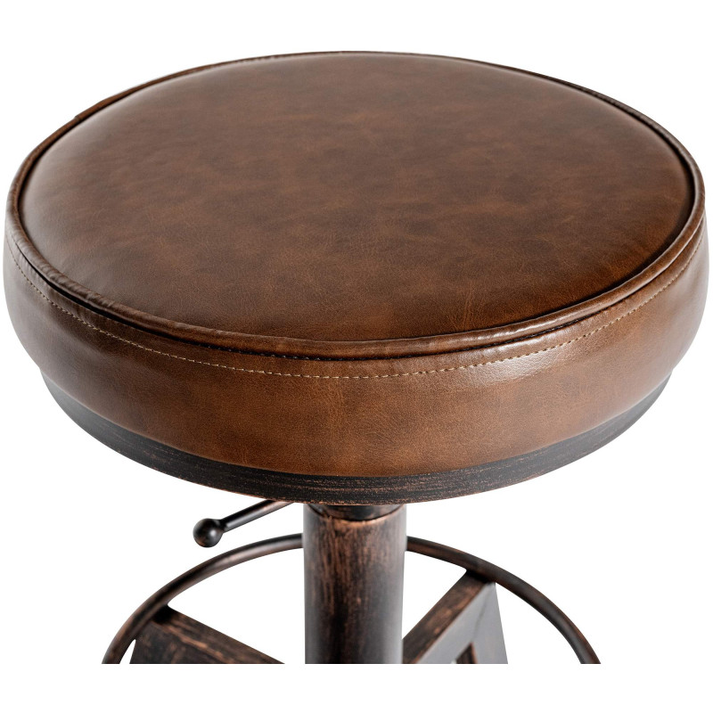 Lot de 2 tabourets Destin bronze