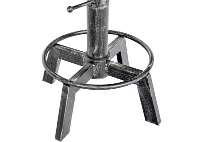 Lot de 2 tabourets Destin argent antique