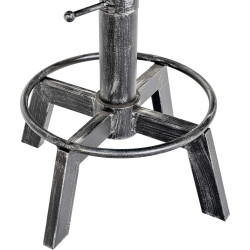 Lot de 2 tabourets Destin argent antique