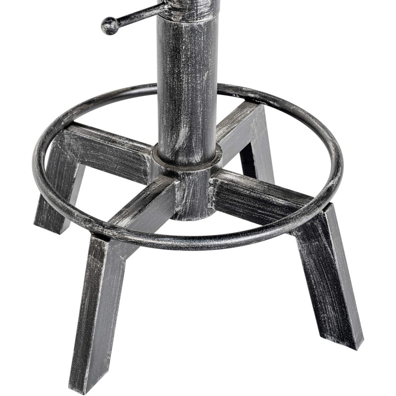 Coppia di sgabelli Destin argento antico