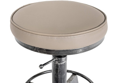 Lot de 2 tabourets Destin argent antique