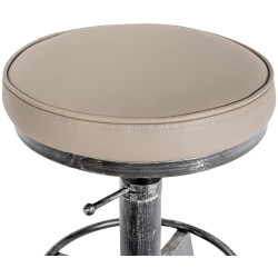 Lot de 2 tabourets Destin argent antique