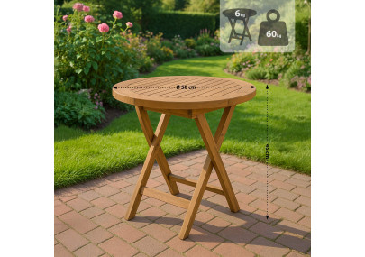 Table de jardin en teck Maharao