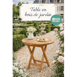 Tavolo da giardino in teak Maharao