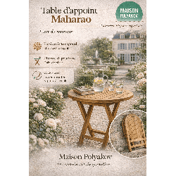 Table de jardin en teck Maharao