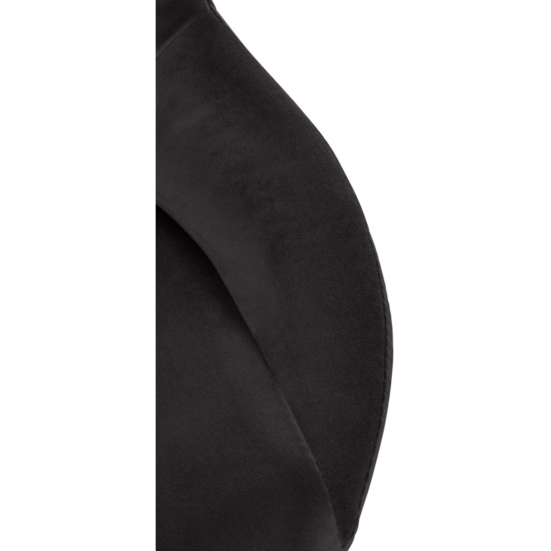 Ensemble de 2 tabourets de bar Milet en velours G noir