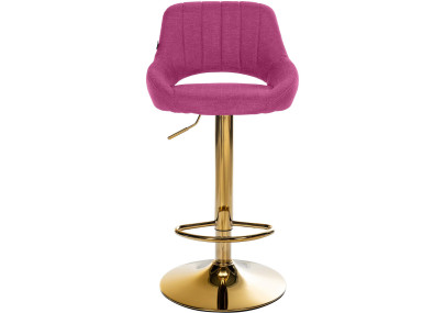 Ensemble de 2 tabourets de bar Milet en tissu G violet