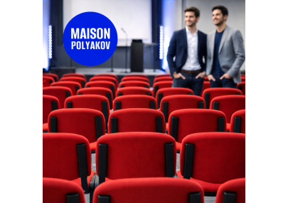 Chaise visiteur bureau rouge en tissu rembourré – Fabrication française – Salle d’attente, réunion et conférence – Villeneuve