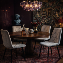 Silla Ópera Gris Mineral – Elegancia Escultórica