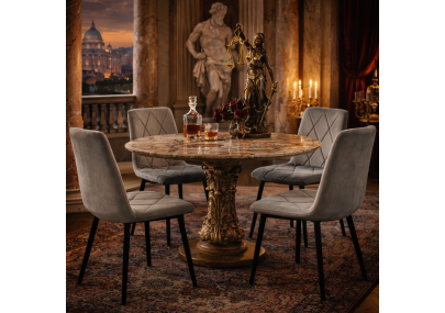 Sedia Opéra Grigio Minerale – Eleganza Scultorea