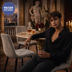 Sedia Opéra Grigio Minerale – Eleganza Scultorea